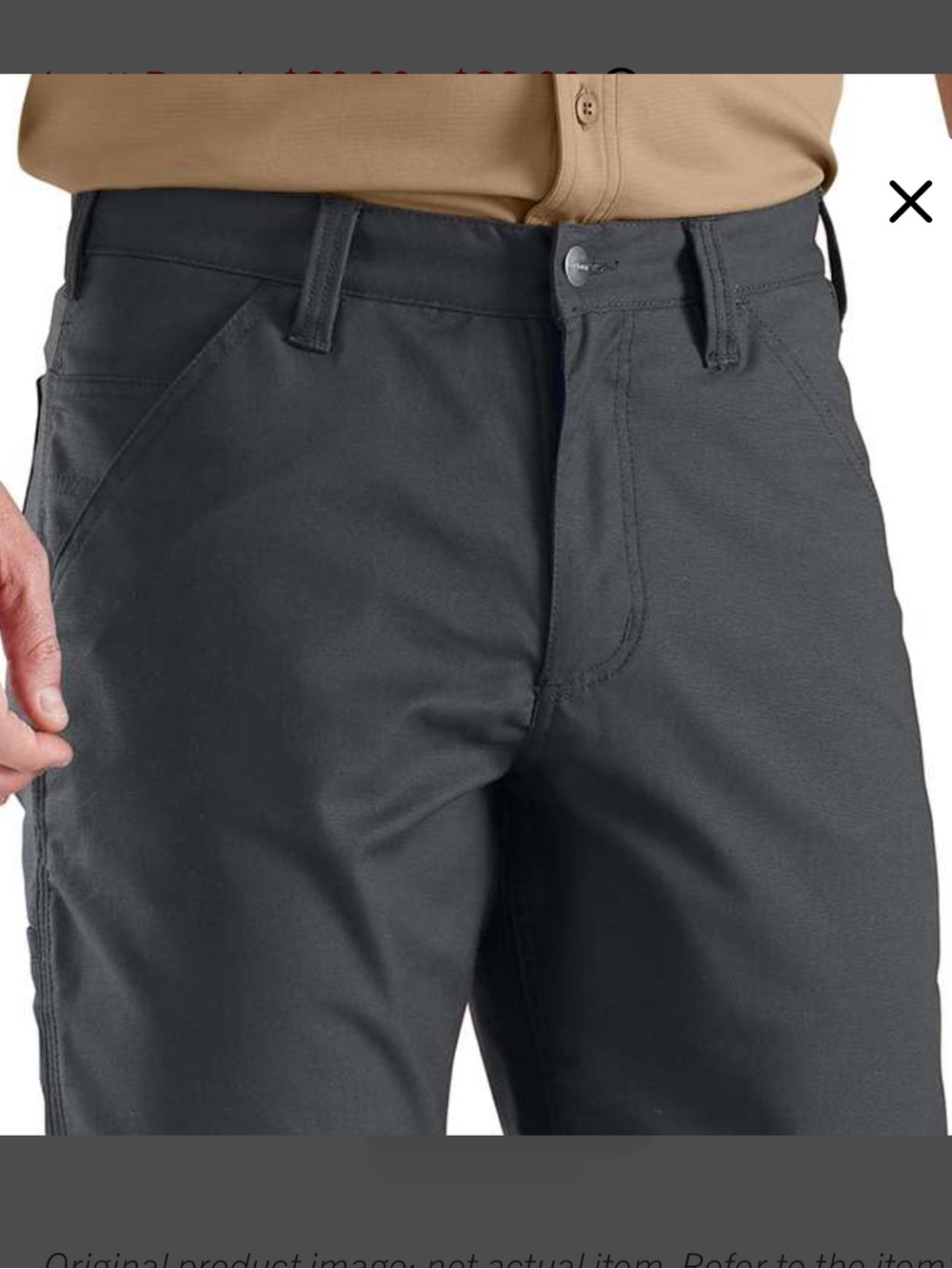 NWT!! Carhartt Professional Series  Rugged Flex Relaxed Fit Canvas Work Pant - Picture 2 of 12